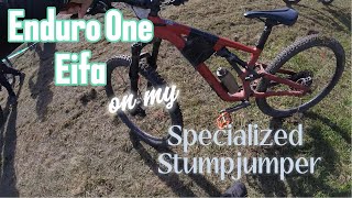 Enduro One in Eifa mit dem Specialized Stumpjumper mtb enduro race jump trick fyp [upl. by Pickett]