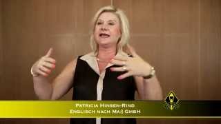 Die Jury der German Stevie Awards 2015 – Patricia HinsenRind Englisch nach Maß [upl. by Irreg503]