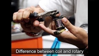 DIFFERENCE BETWEEN COIL amp ROTARY MACHINE BY MASTER  SAMEER PATANGE  TATTOO TUTORIAL  PART  13 [upl. by Meek]