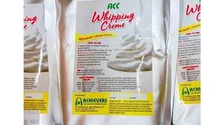 ACC whipping cream review [upl. by Vahe]