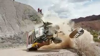 Dakar Rally Crashes Compilation [upl. by Tini]