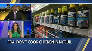 Dont cook chicken in NyQuil FDA warns about dangerous social media challenges [upl. by Ataner]