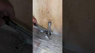 Installing new shutoff valves for a kitchen faucet plumbing plumber trades [upl. by Neltiak]