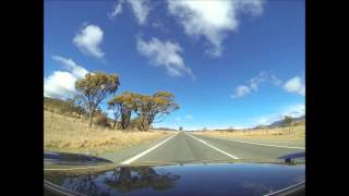 Driving from Sydney to the Australian Snowy Mountains and Lake Jindabyne [upl. by Nawtna220]