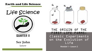 Classic Experiments on the Evolution of Life  LIFE SCIENCE [upl. by Apilef]