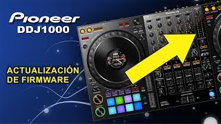 Pioneer DDJ 1000 actualización de firmware [upl. by Witty37]