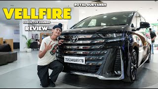 NEW Toyota Vellfire Executive Lounge Review  Royal Gurvansh [upl. by Ailongam208]