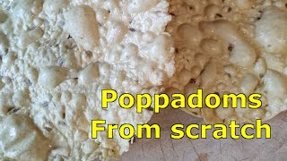 How to make poppadoms from scratch  For the noms [upl. by Zachery359]