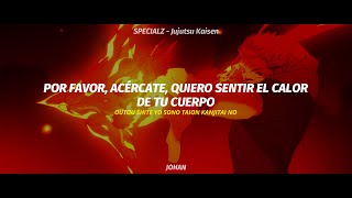 Jujutsu Kaisen Season 2 Opening 2 Full  SPECIALZ  King Gnu  AMV sub español [upl. by Anaxor]