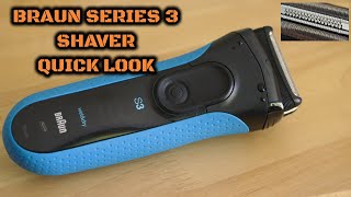 Braun Series 3 Shaver WetDry Quick Look [upl. by Nekcarb]