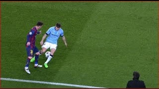 Lionel Messi nutmegs James Milner [upl. by Florina]