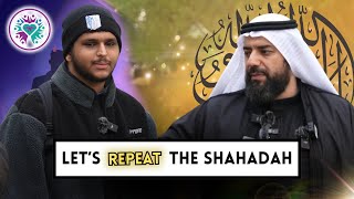 quotI WAS MUSLIM UNTIL THIS HAPPENEDquot BROTHER OMAR TAKES HIS SHAHADAH AGAIN  MUST WATCH [upl. by Anaer39]