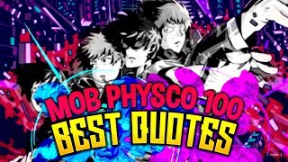 Mob Psycho 100 Best Quotes [upl. by Mohl]