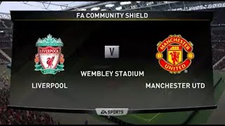 FIFA 19  FA COMMUNITY SHIELD  MANCHESTER UNITED VS LIVERPOOL [upl. by Ynnep889]