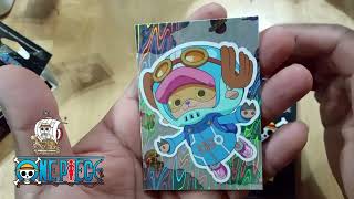 One Piece 25th Anniversary Trading Card Collection Ecoblister Panini Unboxingonepiece carte [upl. by Nyroc]