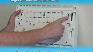 Hager Surface Consumer Unit Installation Guide [upl. by Emelin]