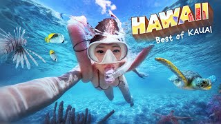 KAUAI HAWAII ISLAND life helicopter tour🚁 snorkelling🐢 HIDDEN beaches what I eat and more✨ [upl. by Woodall378]