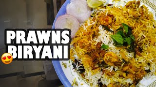 Kolambi  Prawns  Biryani  Marathi Recipe [upl. by Ayo]