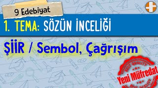 9 Edebiyat  ŞİİR  Sembol Çağrışım [upl. by Dubenko]