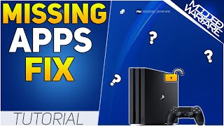 Fix Missing Apps on a Jailbroken PS4 Corrupt Database Fix [upl. by Akeemaj]