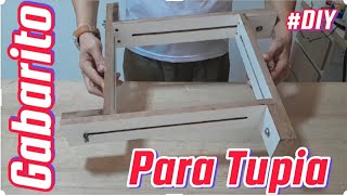 Gabarito Para Tupia diy madeiramacica wood woodworking tools ferramentas [upl. by Neillij]