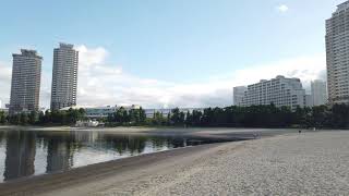 Tokyo Odaiba Beach amp Odaiba Seaside Park  4K Walk [upl. by Susy882]