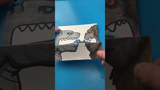 Godzilla vs Kong Surprise Fold shorts godzilla godzillavskong art drawing artlandhowtodraw [upl. by Gram]