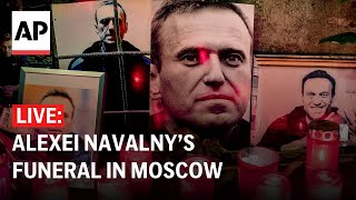 Alexei Navalny’s funeral Russian opposition leader’s full farewell ceremony in Moscow [upl. by Wes]