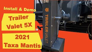 Install amp Demo  Trailer Valet 5X on 2021 Taxa Mantis [upl. by Seigel]