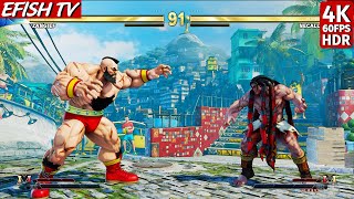 Zangief vs Necalli Hardest AI  Street Fighter V [upl. by Koosis]