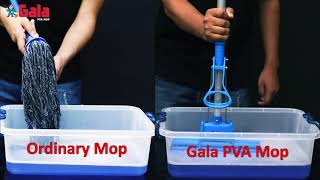 Perfect cleaning with Gala PVA Mop  Best floor cleaning tool [upl. by Aleetha]