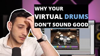 How to Mix Virtual Drums so they Sound Real home studio recording and mixing tips [upl. by Appolonia]