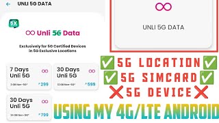 BAGONG PROMO NG SMART NA UNLI 5G DATA GIGALIFE APP USING MY 4G LTEVOLTE DEVICE  SMART PROMO 2022 [upl. by Ahsenak]