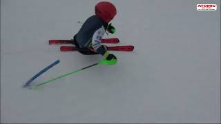 Tim Cilenšek 🇸🇮  slalom training on Kitzsteinhorn Nov 2024 weliveskiing weareskiing atomic [upl. by Nednyl]