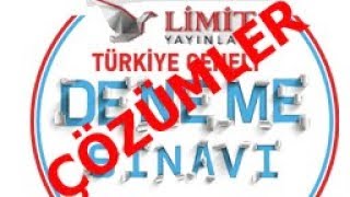 Limit Yayınları 2019 Türkiye Geneli AYT Matematik Geometri Soru Çözümleri [upl. by Aivatnwahs]