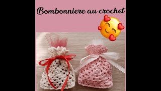 Crochet  bombonnière au crochet [upl. by Gerius]