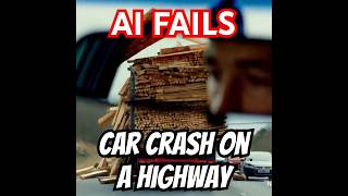 SUBSCRIBE NOW Car Crash On A Highway  AI Fails Minimax Hailuo AI Video Fails aifails carcrashes [upl. by Sillig877]