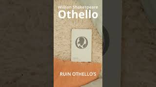 Othello by Willian Shakespeare bookreview books booktok booktube [upl. by Landa]