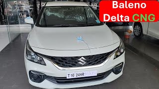 Maruti Suzuki Baleno Delta CNG 2024 Model  Baleno Delta CNG Feature and Specs  TedYogesh [upl. by Bloomer]