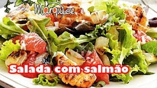 Minuto Marquise 119  Salada com lascas de salmão grelhado [upl. by Freed]