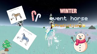 my winter event horse predictions [upl. by Adila]