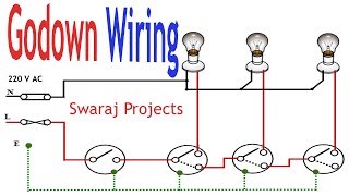 Light Switch Wiring  Staircase Wiring connections [upl. by Zak]