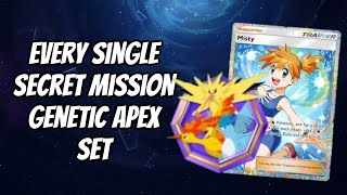 EVERY SINGLE SECRET COLLECTION MISSION FOR THE GENETIC APEX SET amp MORE [upl. by Alol]