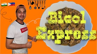 Bicol Express chickenIndian cooked Bicol Express How to cook Bicol Express 🇮🇳🇵🇭 [upl. by Casmey]