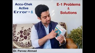 How to resolve Error1 E1 of AccuCheck Active Glucometer Hindi with English subtitles I Roche [upl. by Niltiac]