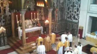 BENEDICTION Nuntius Apostolico Mgr Bacque Pontifical Latin Mass  Amsterdam AVE MARIA BACH GOUNOD [upl. by Ahsemot]