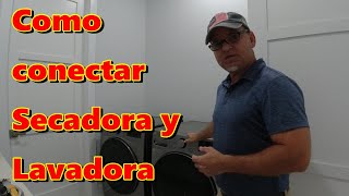 🍋🍋🍋 Como conectar secadora y lavadora How to connect dryer and washer🍋🍋🍋 [upl. by Isnyl]