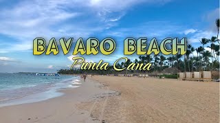 4K Bavaro Beach Punta Cana  Evening Walking Tour with Captions  Dominican Republic [upl. by Asilehs]