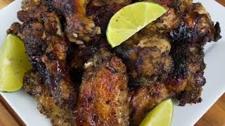 Jerk Chicken Wings  How to Make Jerk Chicken Baked Jerk Chicken Seriously Bomb [upl. by Nahum]