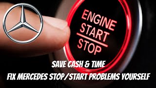 StopStart Fix  You Wont Believe How EASY Mercedes CLA and A Class Battery Replacement Is [upl. by Nnyletak]